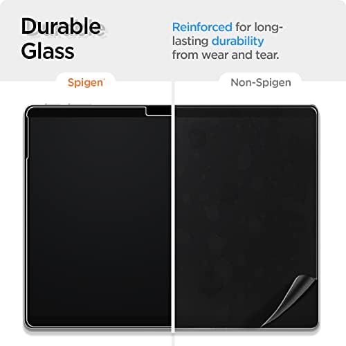 מגן מסך זכוכית מזג ספיגן [Glas.tr Slim] מיועד ל- Surface Pro 9 [קשיות 9 שעות/ידידותי למקרה]